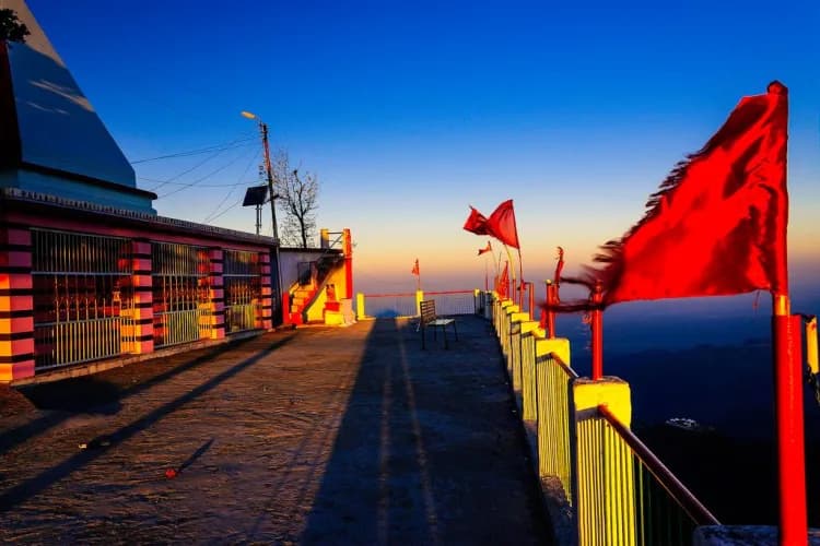 Kunjapuri Temple Sunrise Point — Local Attraction