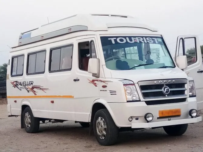 Luxury Tempo Traveller (Maharaja) — 12+1 Seater